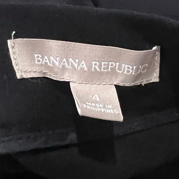 Banana Republic Black Midi Swing Skirt Size 4 Women’s - Picture 2 of 5